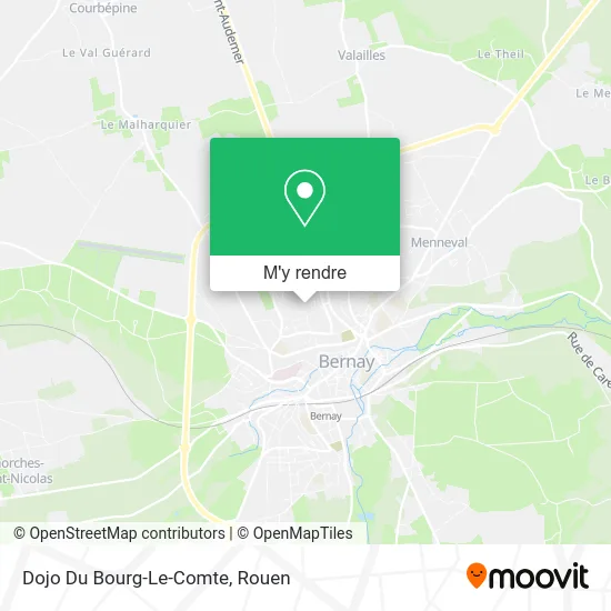 Dojo Du Bourg-Le-Comte plan