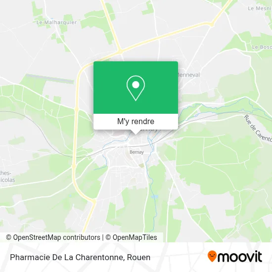 Pharmacie De La Charentonne plan