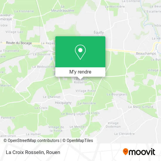 La Croix Rosselin plan