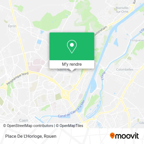 Place De L'Horloge plan