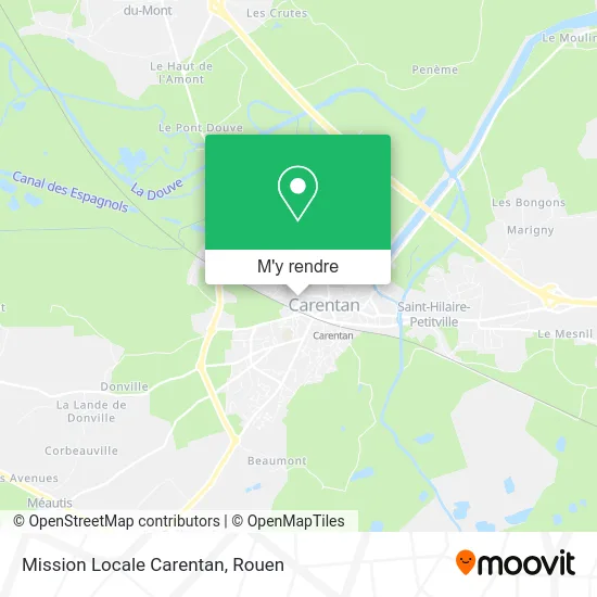 Mission Locale Carentan plan
