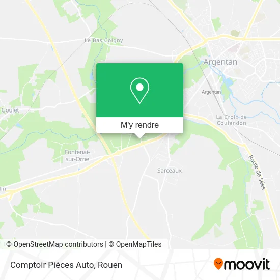 Comptoir Pièces Auto plan