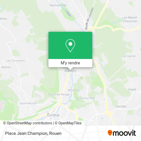 Place Jean Champion plan