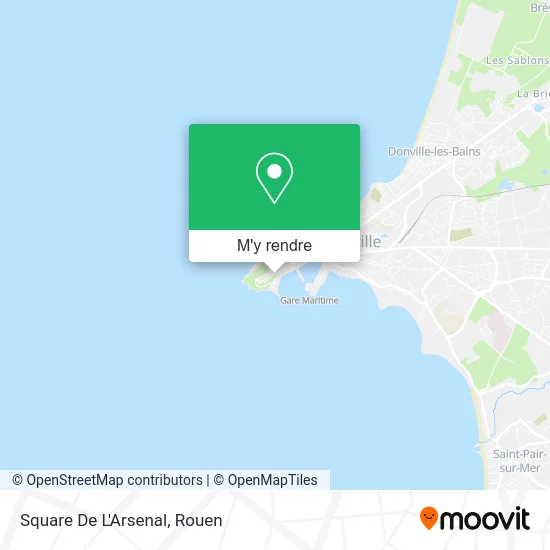 Square De L'Arsenal plan