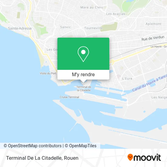 Terminal De La Citadelle plan