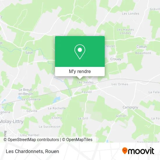 Les Chardonnets plan