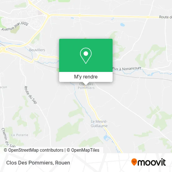 Clos Des Pommiers plan