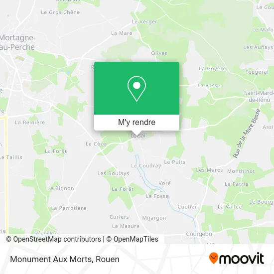 Monument Aux Morts plan