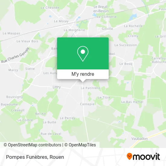 Pompes Funèbres plan