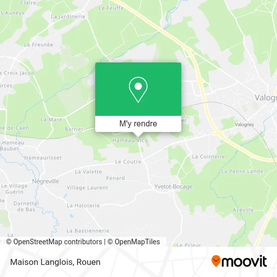 Maison Langlois plan