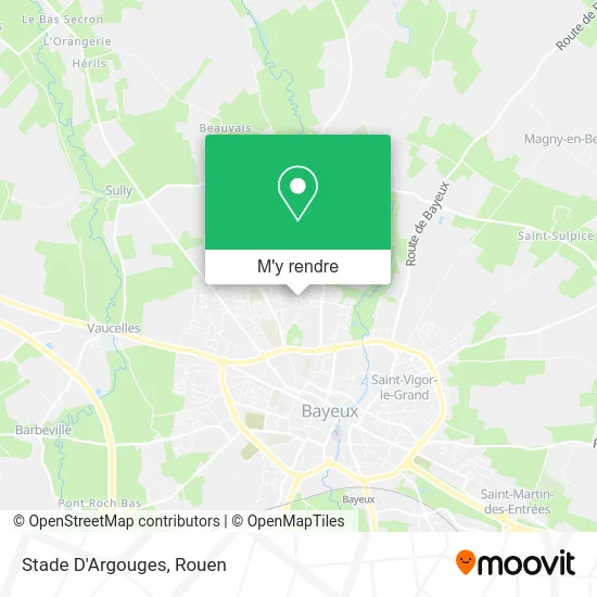 Stade D'Argouges plan