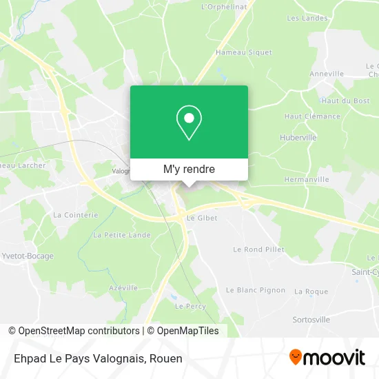 Ehpad Le Pays Valognais plan