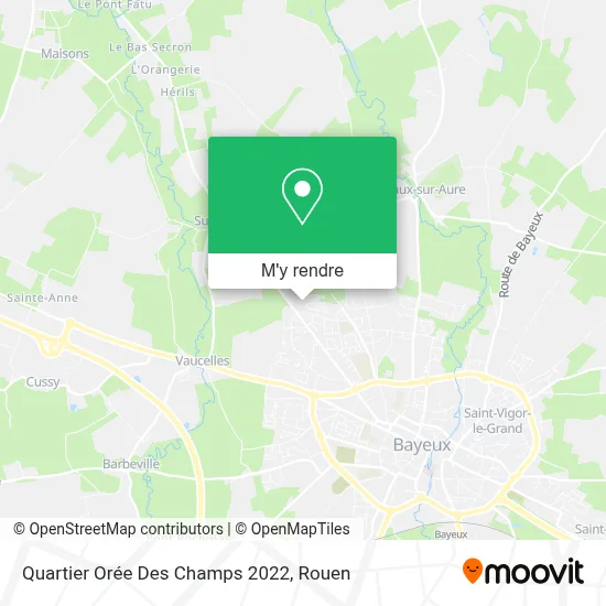 Quartier Orée Des Champs 2022 plan