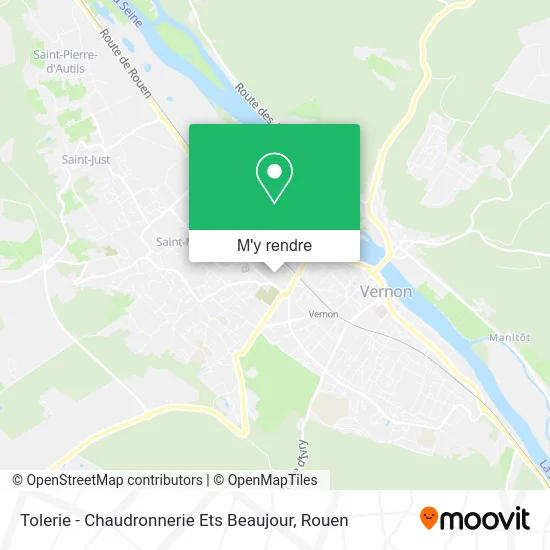 Tolerie - Chaudronnerie Ets Beaujour plan