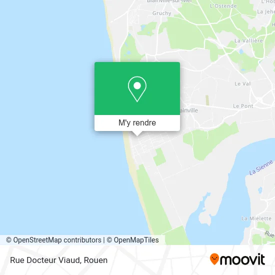 Rue Docteur Viaud plan