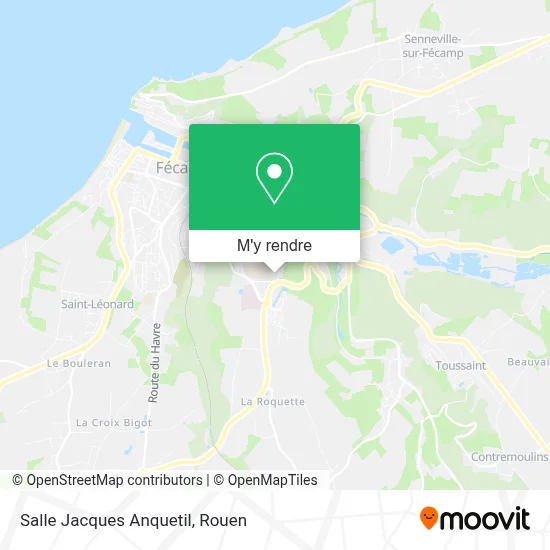 Salle Jacques Anquetil plan