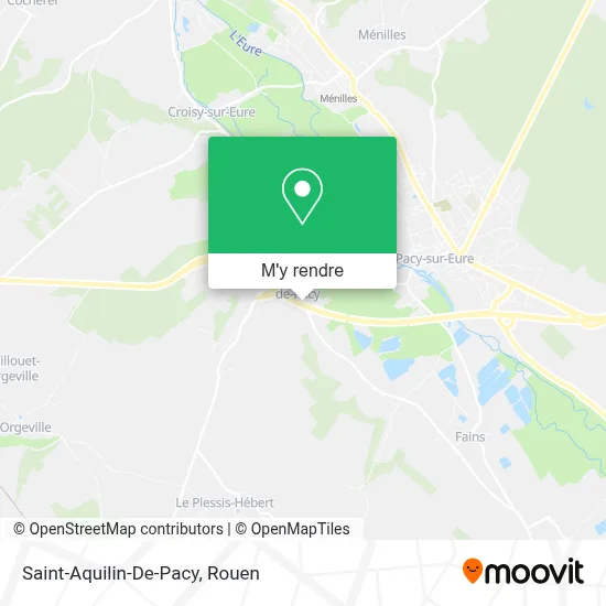 Saint-Aquilin-De-Pacy plan