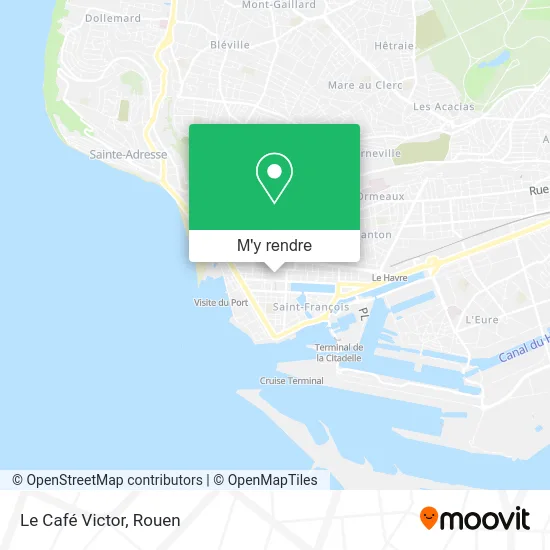 Le Café Victor plan