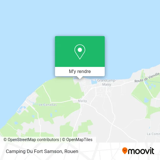 Camping Du Fort Samson plan