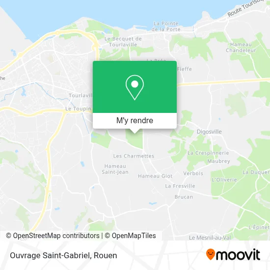 Ouvrage Saint-Gabriel plan