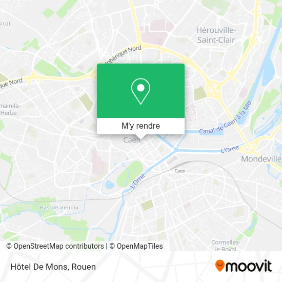 Hôtel De Mons plan
