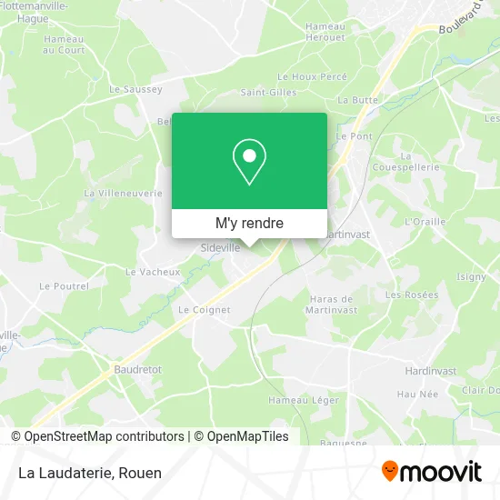 La Laudaterie plan