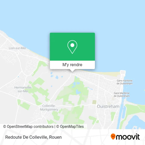 Redoute De Colleville plan