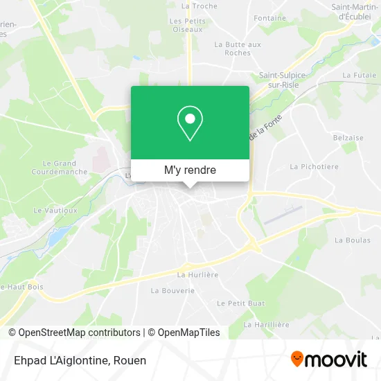 Ehpad L'Aiglontine plan