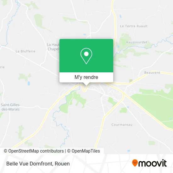 Belle Vue Domfront plan