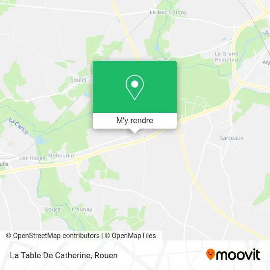 La Table De Catherine plan