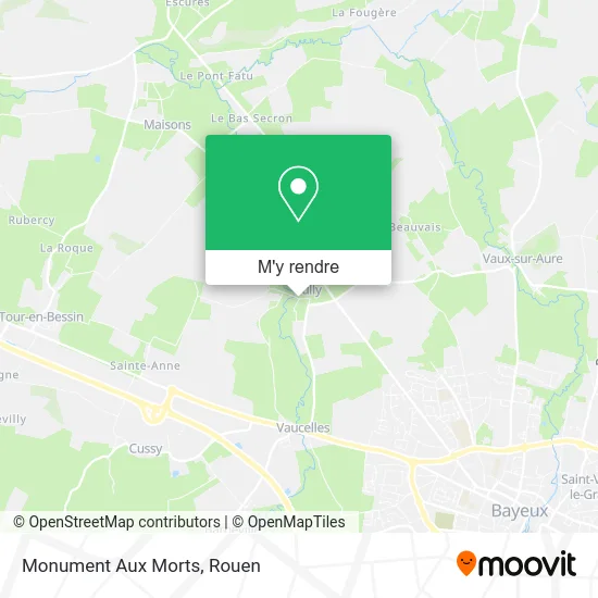 Monument Aux Morts plan