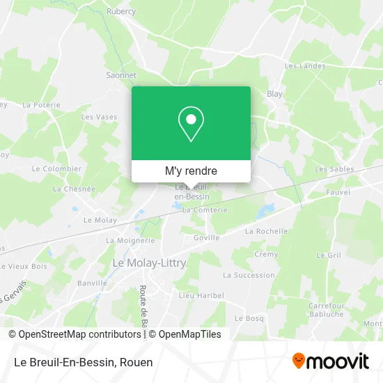 Le Breuil-En-Bessin plan