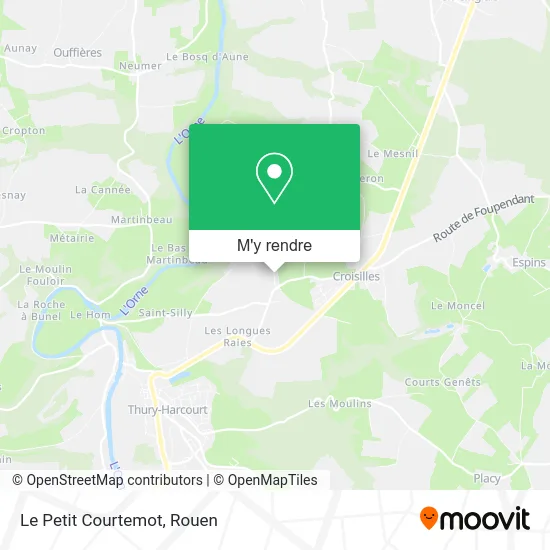 Le Petit Courtemot plan