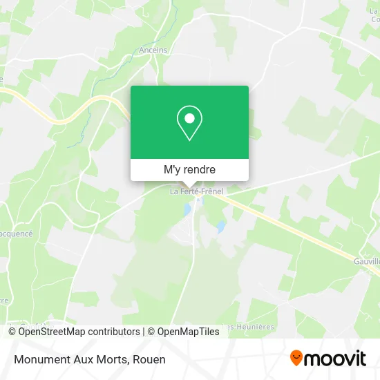 Monument Aux Morts plan