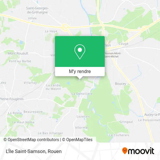 L'Île Saint-Samson plan