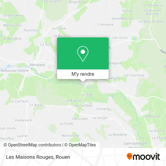 Les Maisons Rouges plan