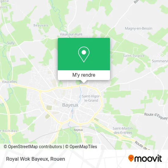 Royal Wok Bayeux plan