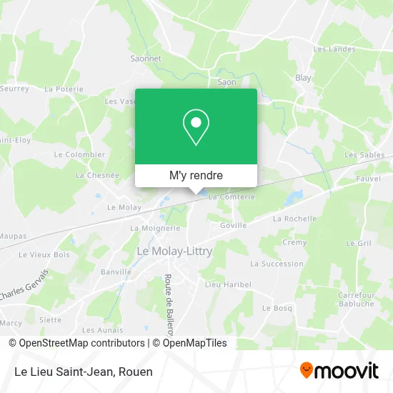 Le Lieu Saint-Jean plan