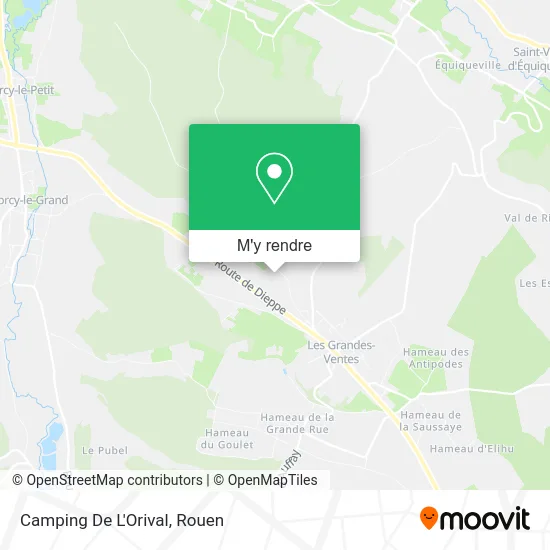 Camping De L'Orival plan