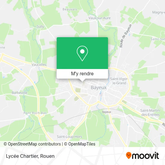 Lycée Chartier plan