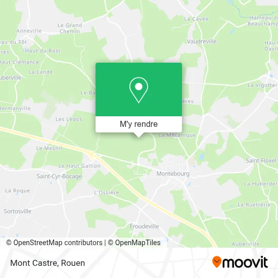 Mont Castre plan
