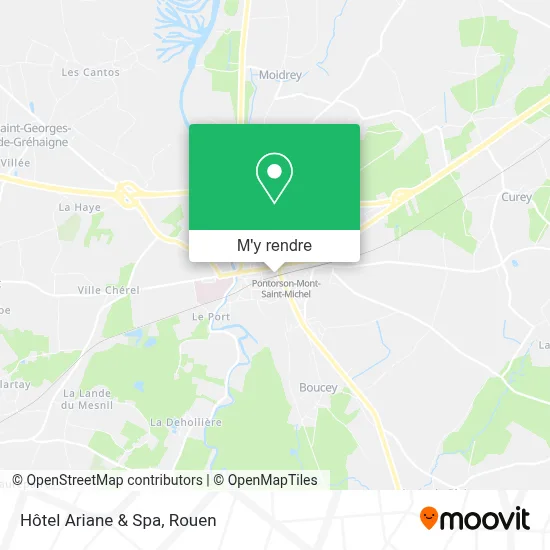 Hôtel Ariane & Spa plan