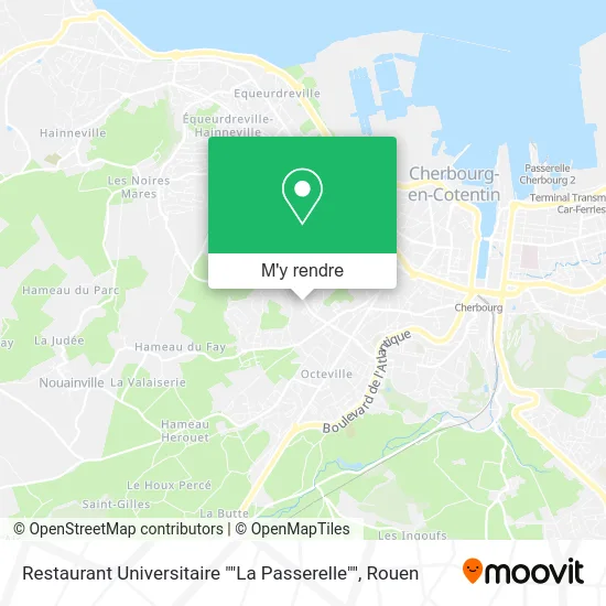 Restaurant Universitaire "La Passerelle" plan