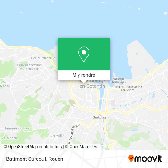 Batiment Surcouf plan