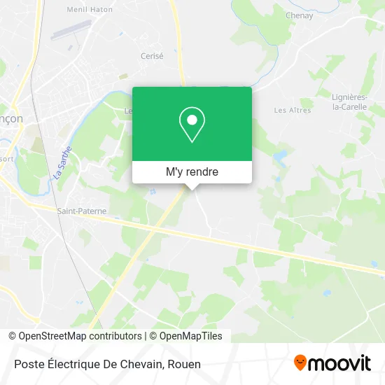 Poste Électrique De Chevain plan