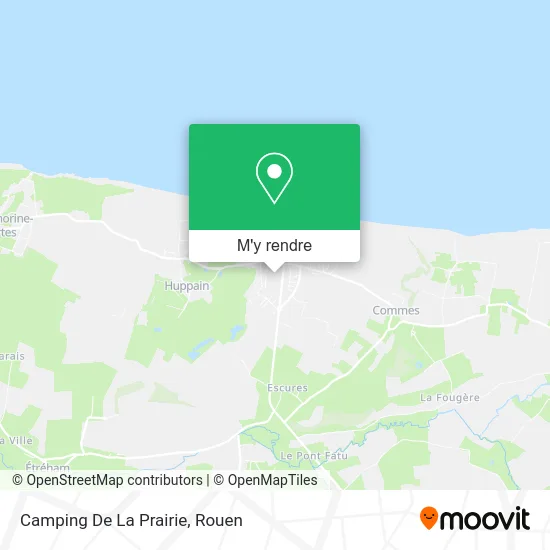 Camping De La Prairie plan