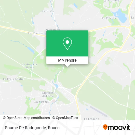 Source De Radogonde plan
