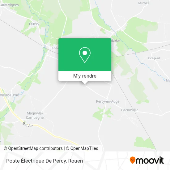 Poste Électrique De Percy plan