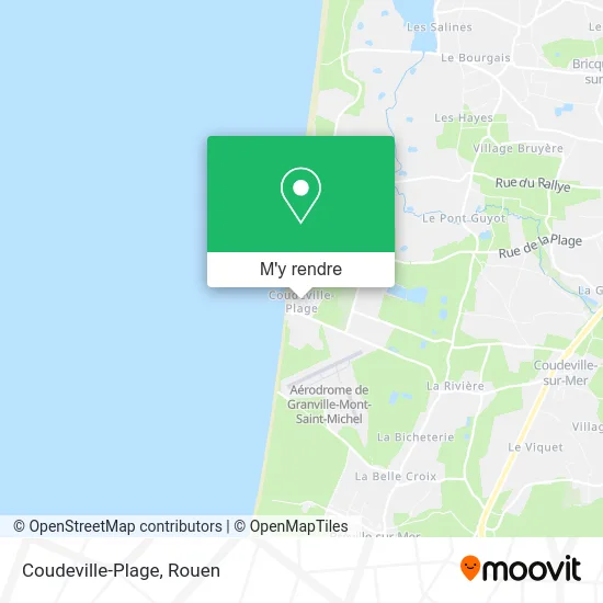 Coudeville-Plage plan