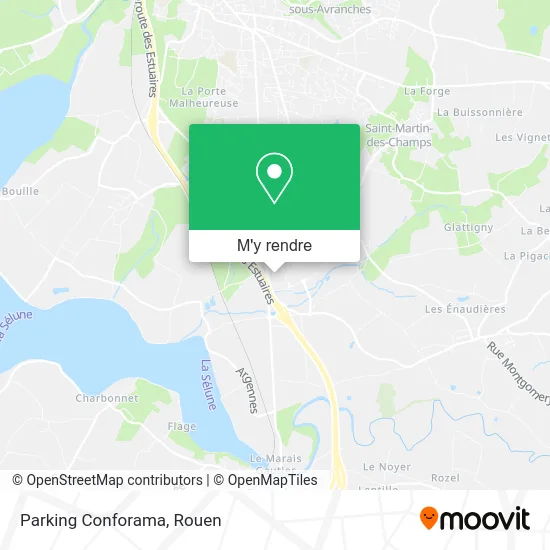 Parking Conforama plan